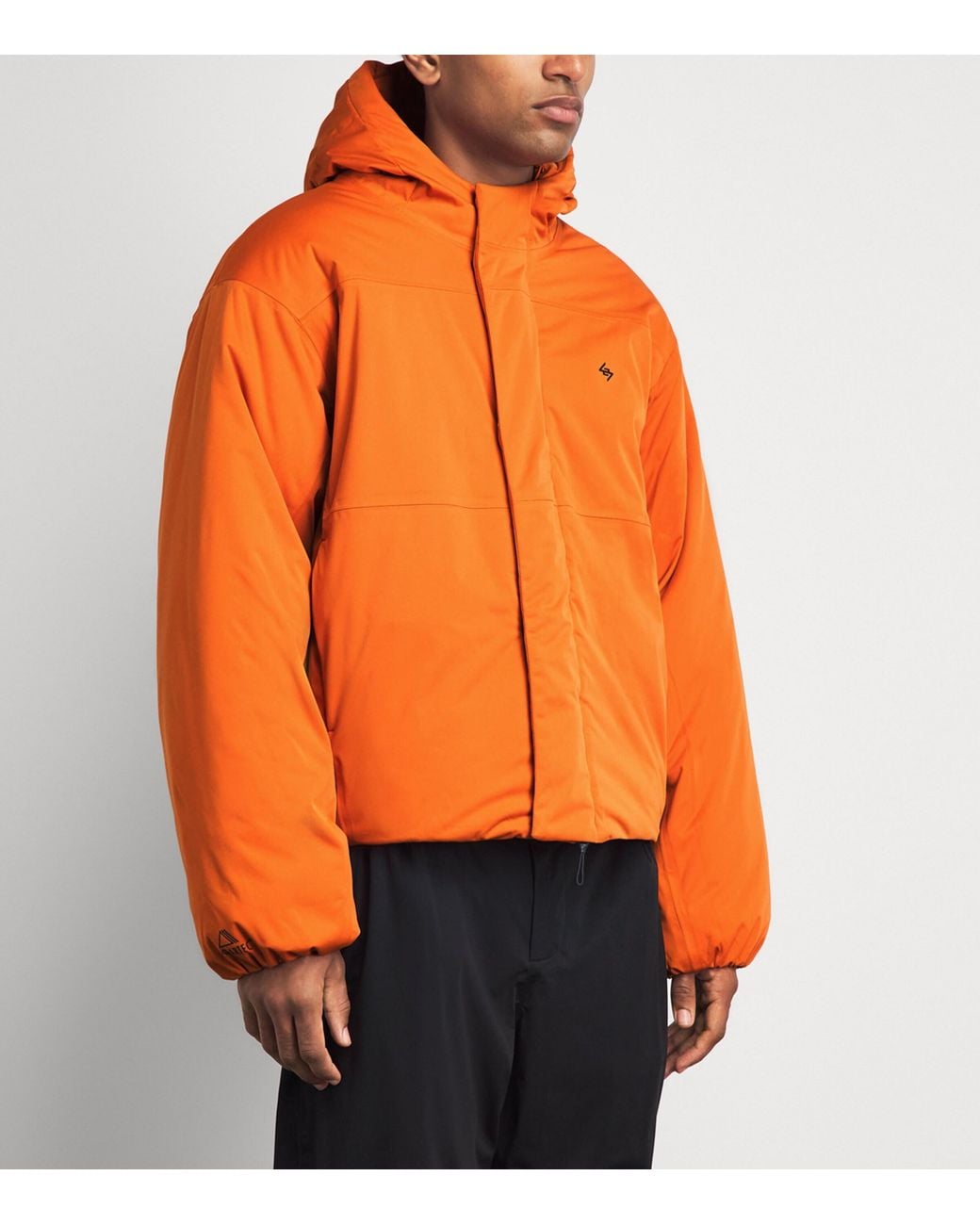 REPRESENT 247 Orange 247 Power Shield Puffer Jacket for men