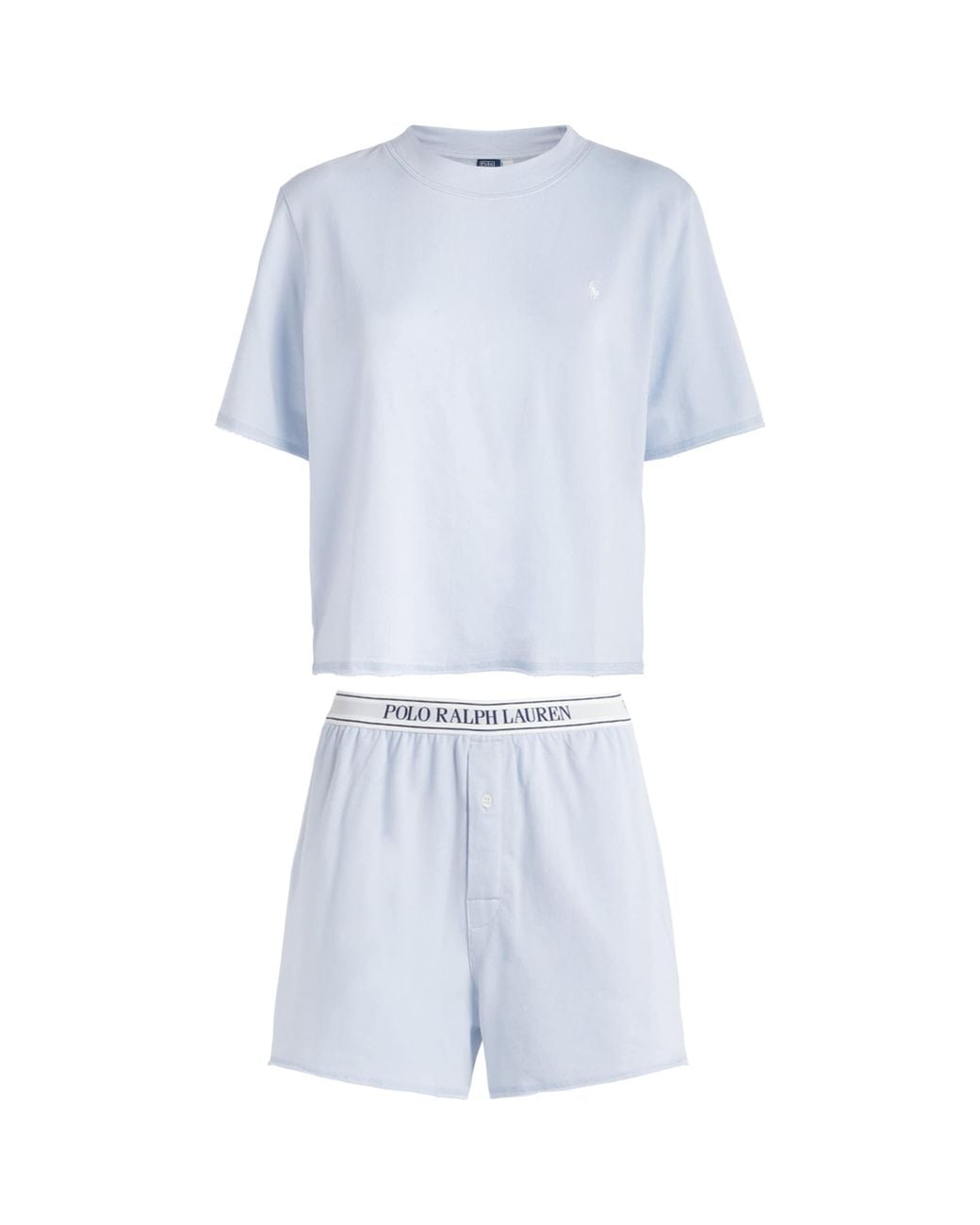 Polo Ralph Lauren Blue Terry Short Pyjama Set