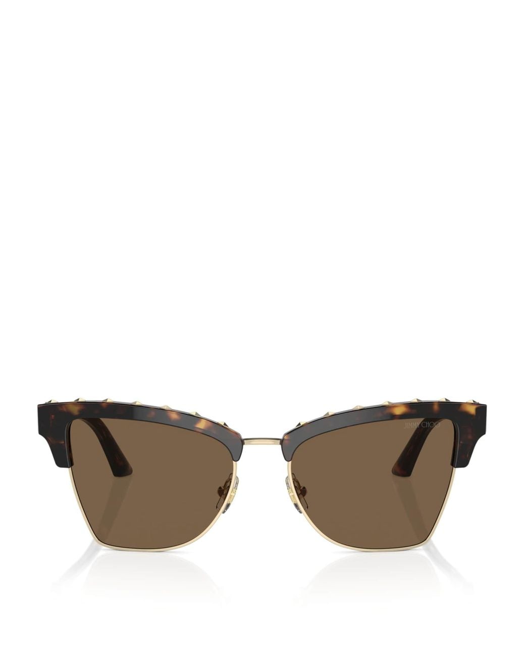 Jimmy Choo Brown Acetate Jc5014 Sunglasses