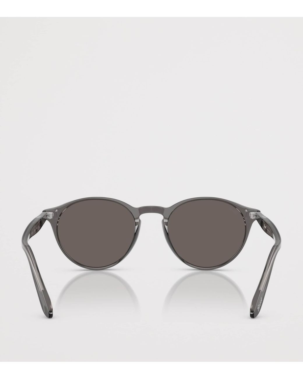 Persol Gray Po3092Sm Round Sunglasses for men