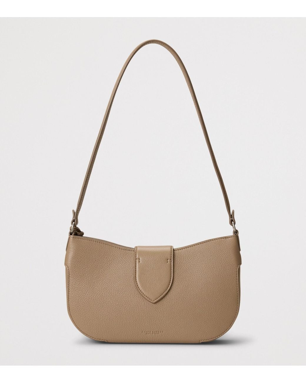 Ralph Lauren Natural Small Leather Ricky Shoulder Bag
