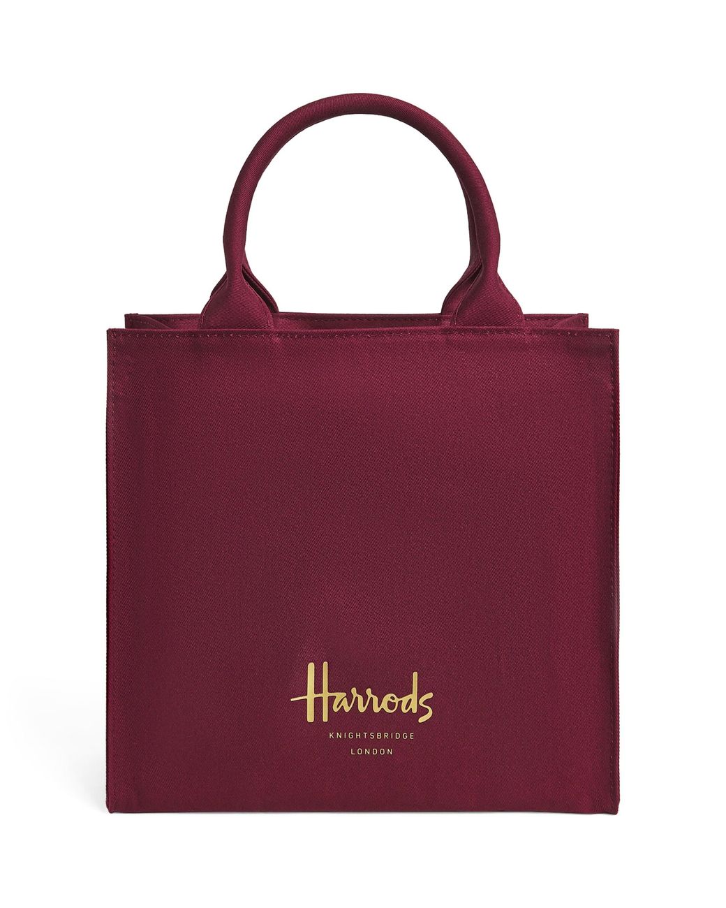 Harrods Purple Small Logo Tote Bag