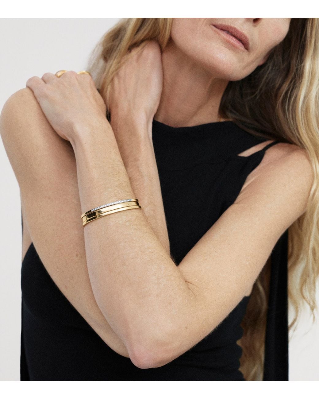 Monica Vinader Natural Vermeil Essentials Bangle