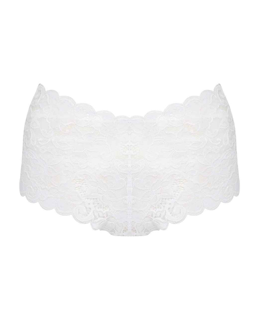 Hanro White Moments Lace Short