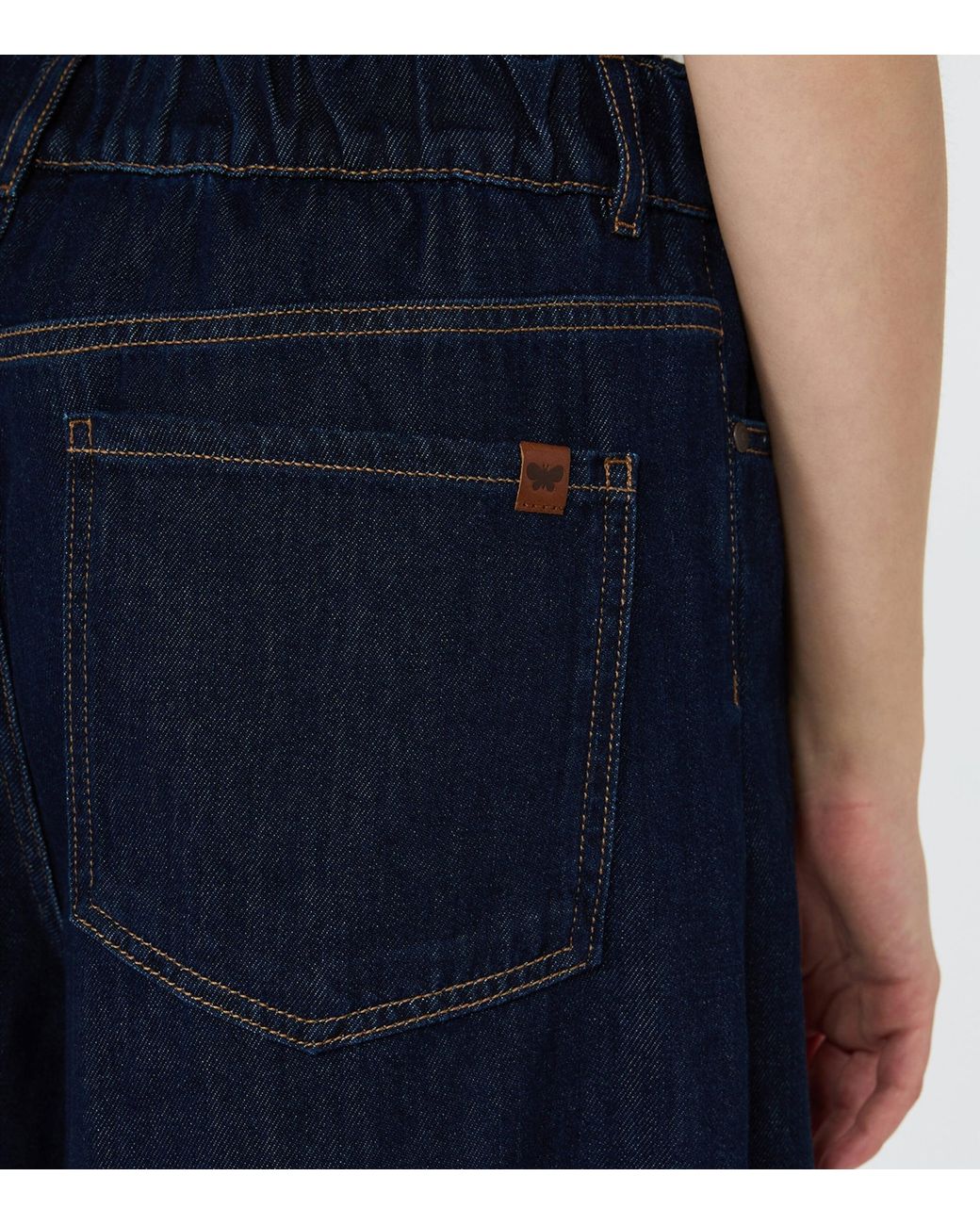 Weekend by Maxmara Blue High-Rise Wide-Leg Jeans