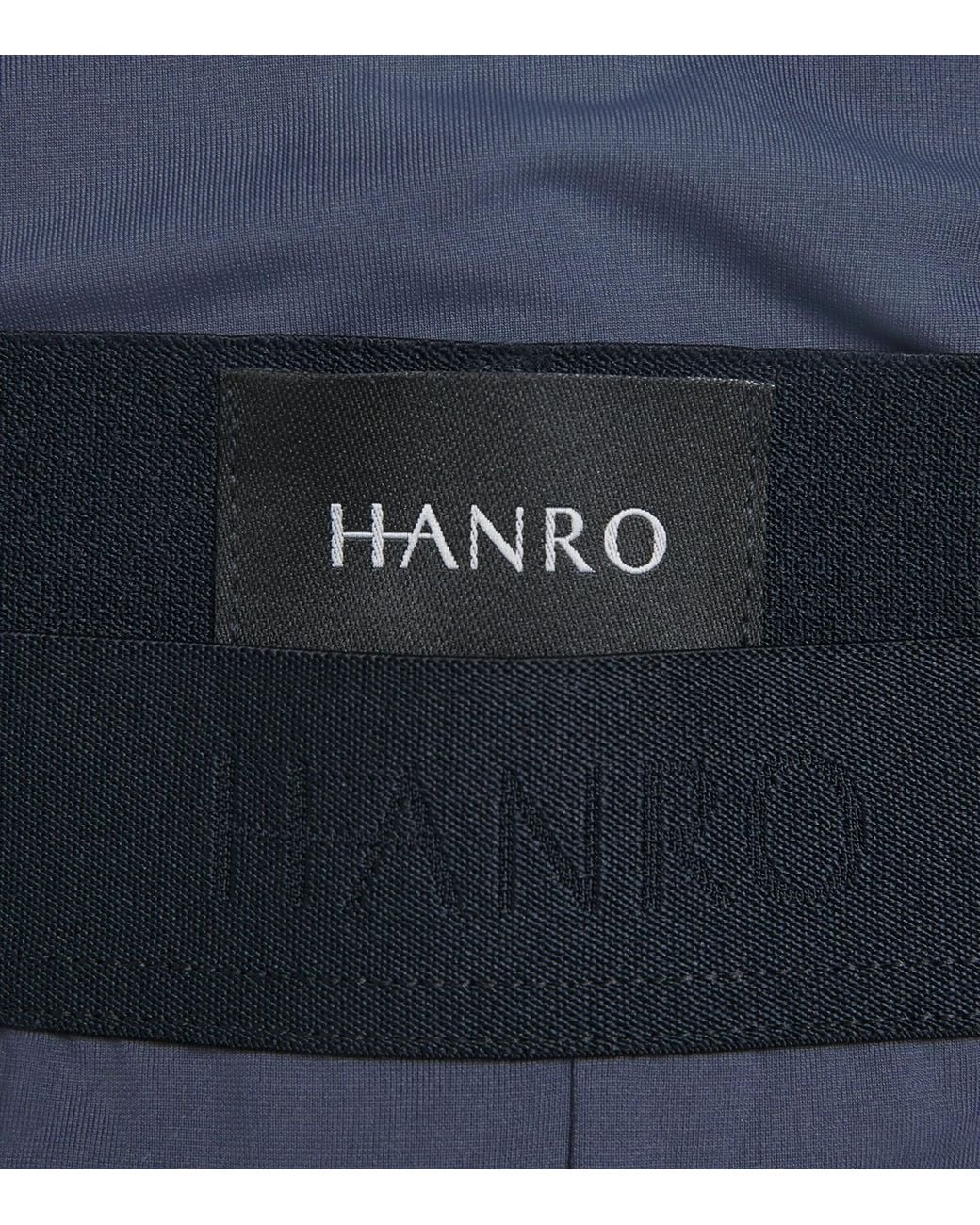 Hanro Blue Micro-Touch Shortleg Boxer Briefs for men