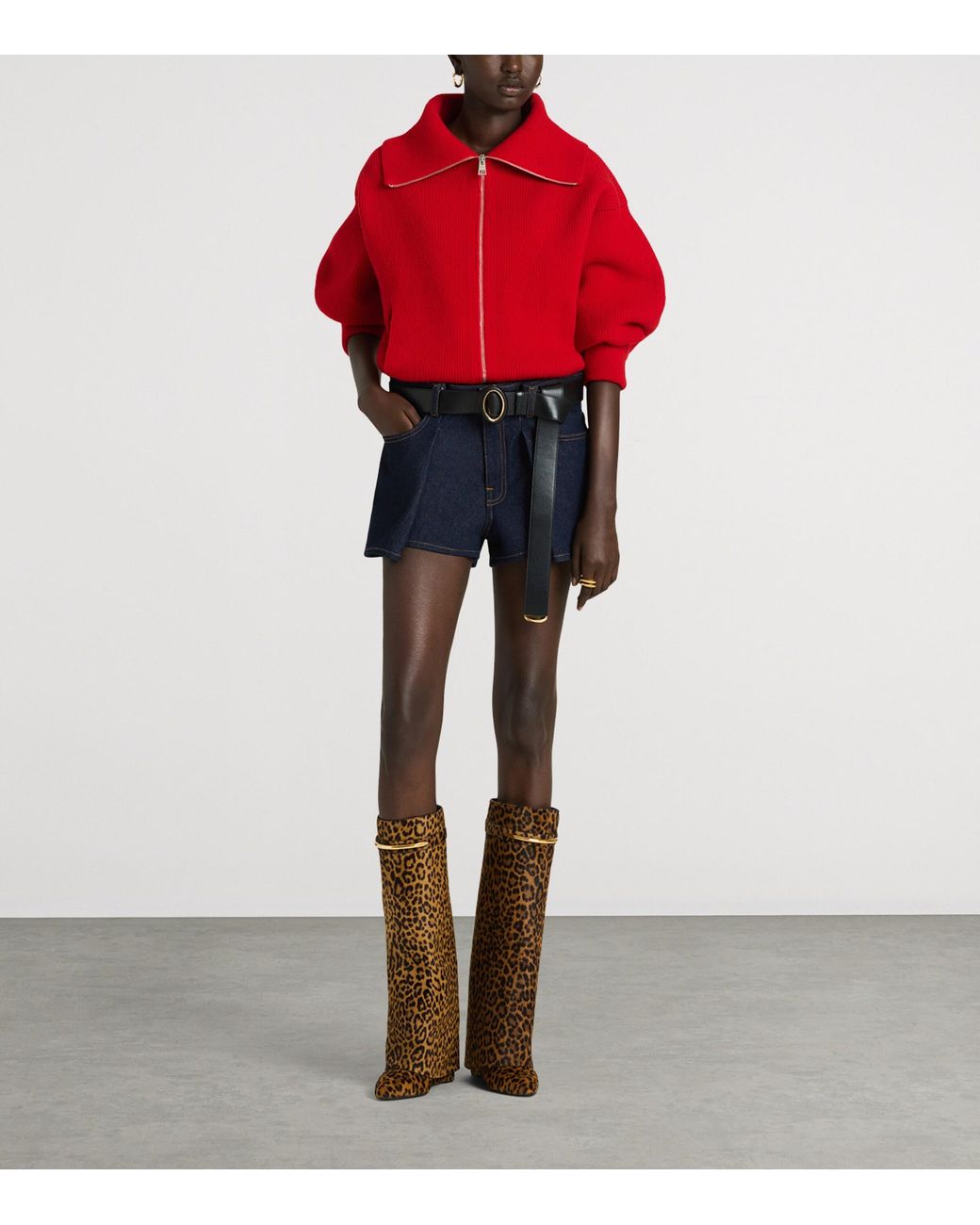 Givenchy Blue Denim Pinch Shorts