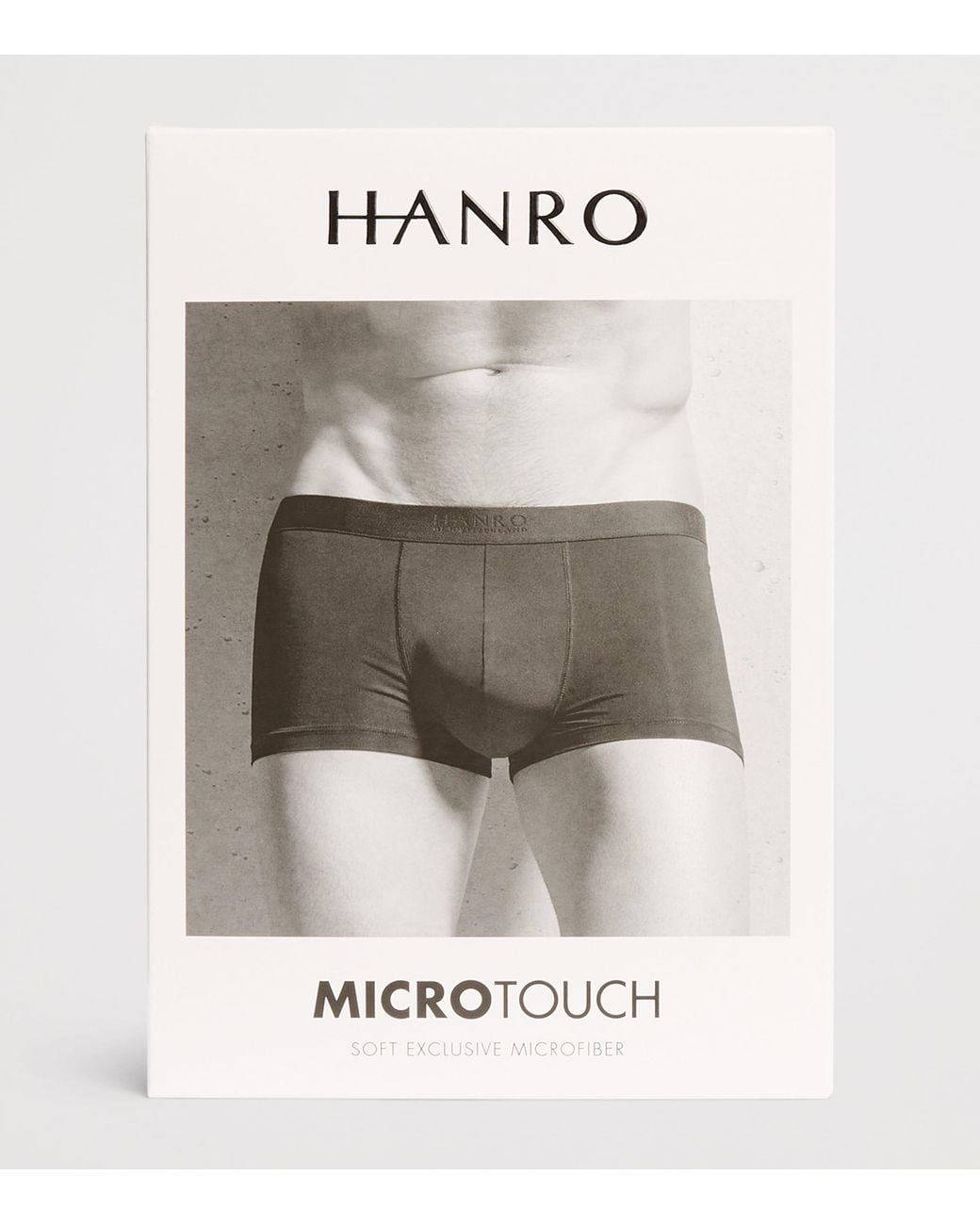 Hanro Blue Micro-Touch Boxer Briefs for men