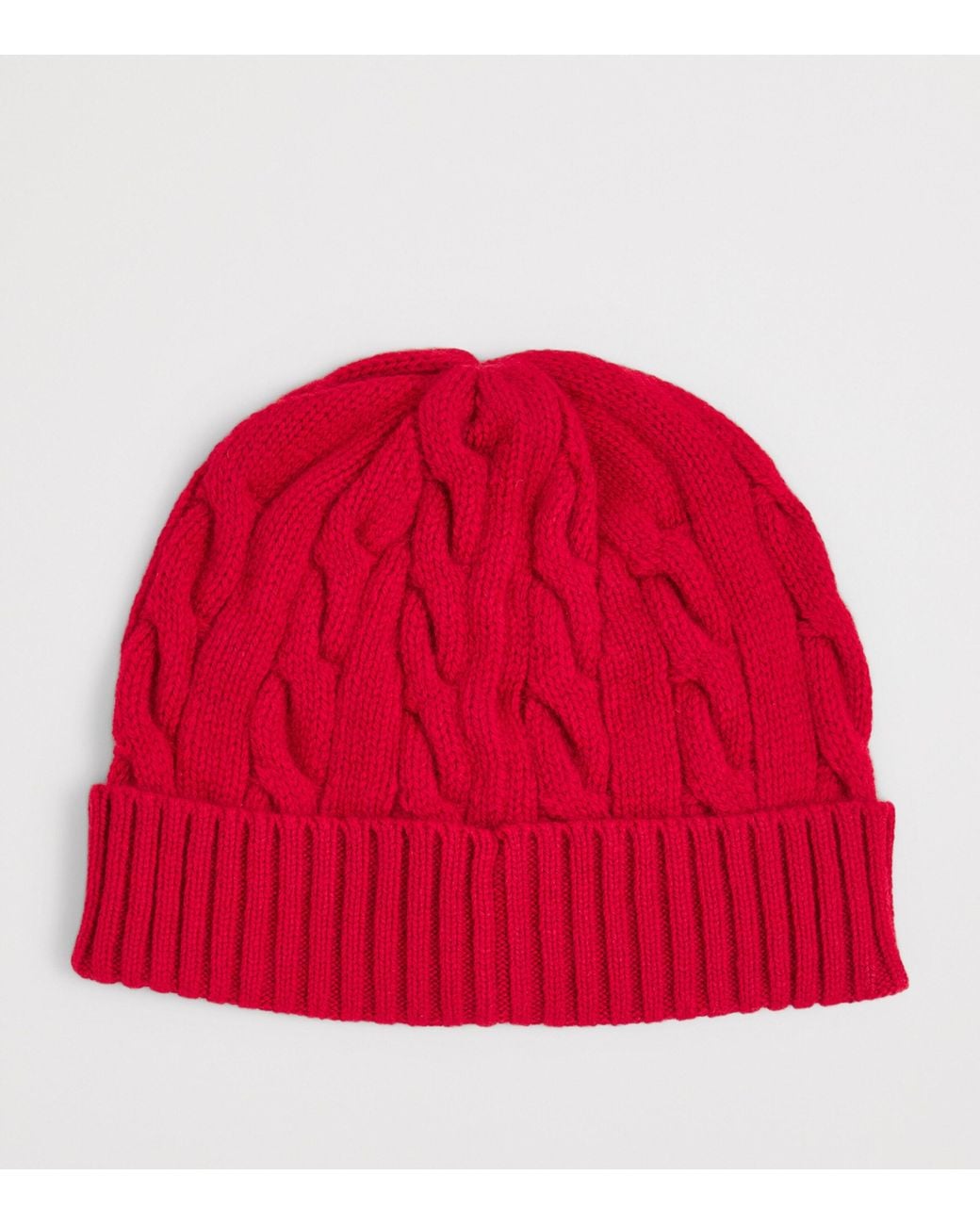 Polo Ralph Lauren Red Wool-Cashmere Beanie for men