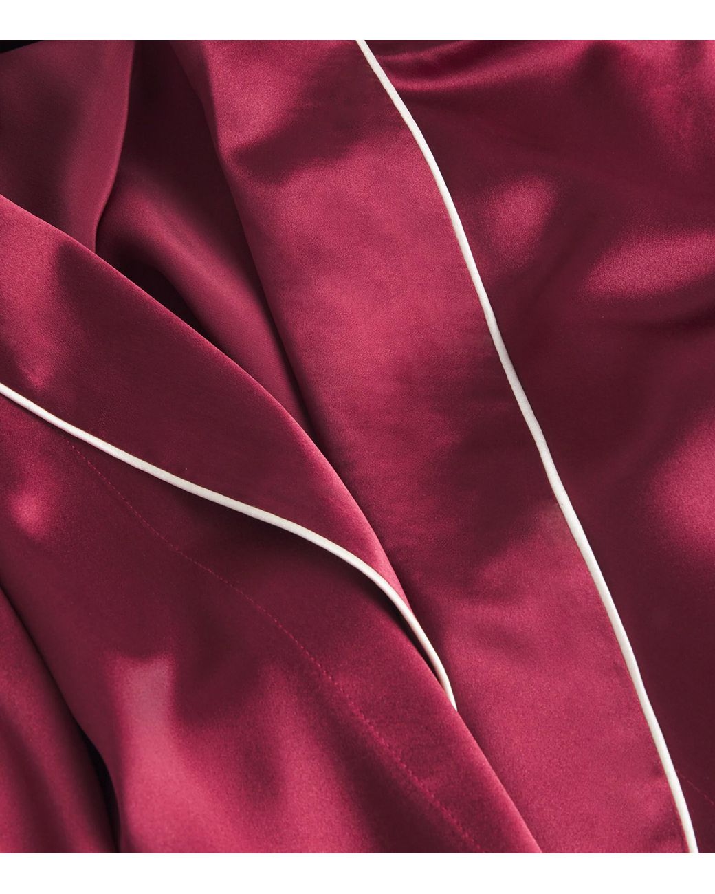 Harrods Red Silk Night Robe for men