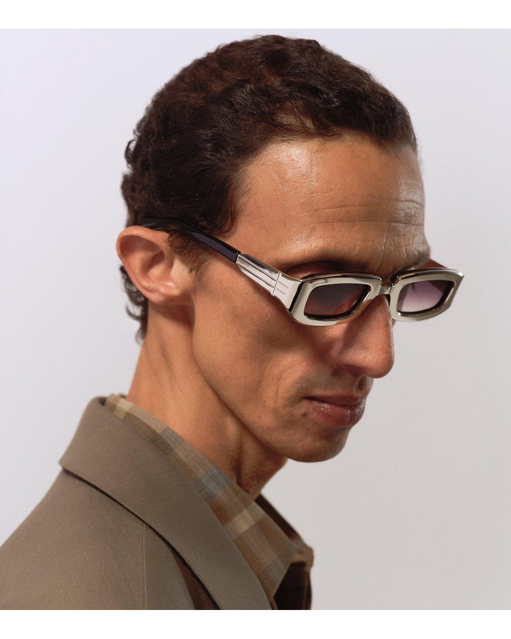 Jacques Marie Mage White Titanium Ryder Sunglasses for men