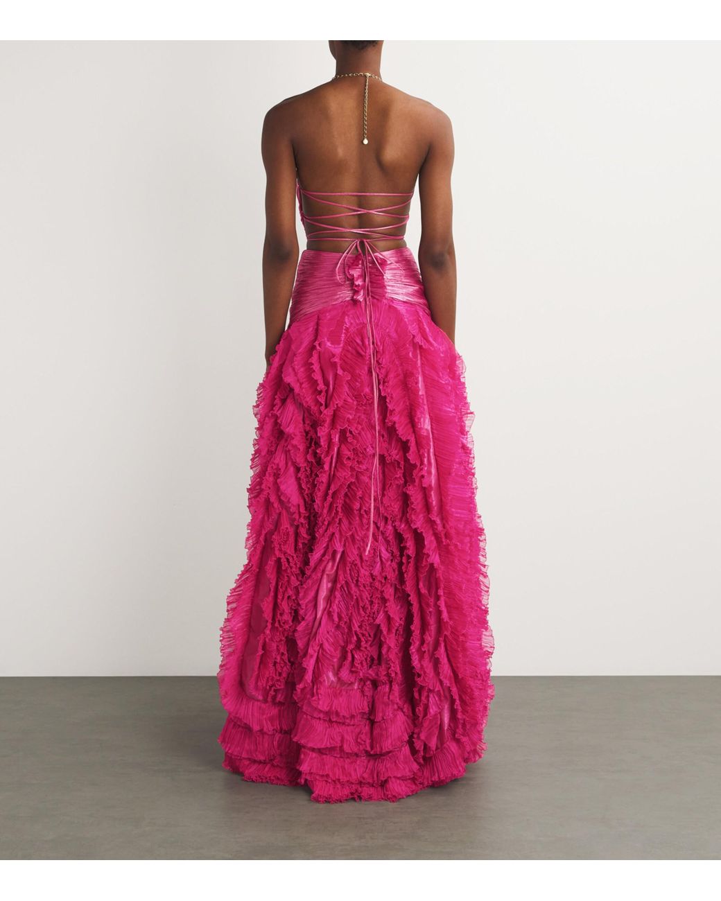 maria lucia hohan pink dress Esther one-shoulder Gown | are multi Maria Lucia Hohan - Milagros