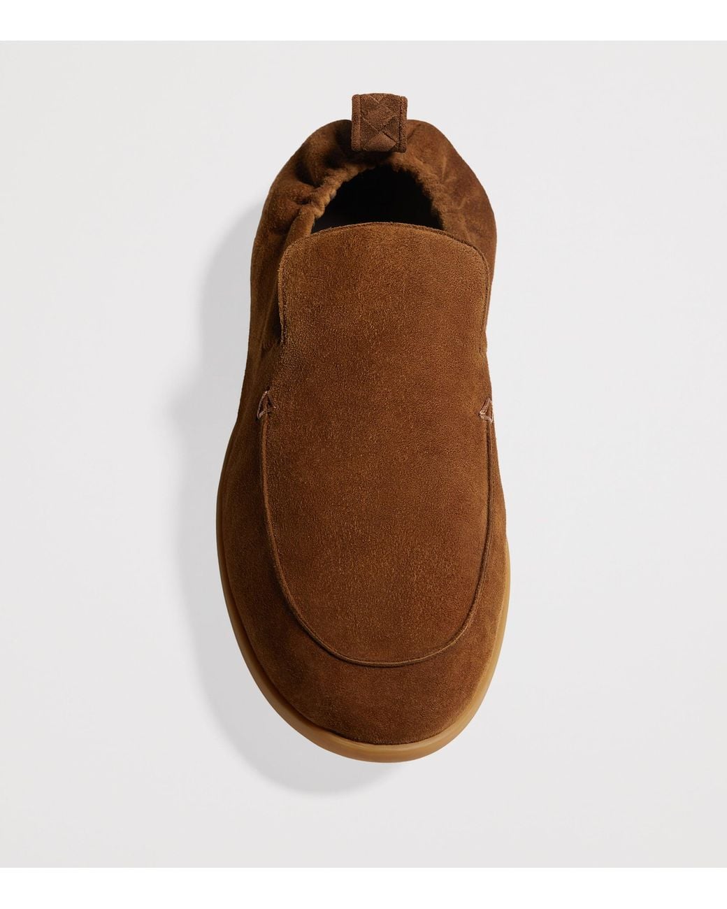 Bottega Veneta Brown Suede Dawson Loafers for men