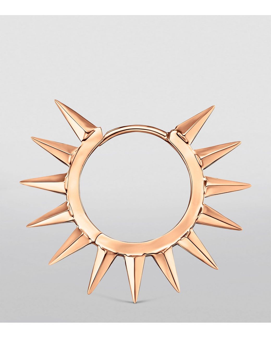 Maria Tash Metallic Metal Mohawk Hoop Earring