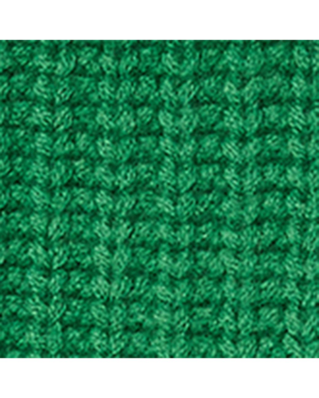 MAX&Co. Green Virgin Wool Knitted Scarf