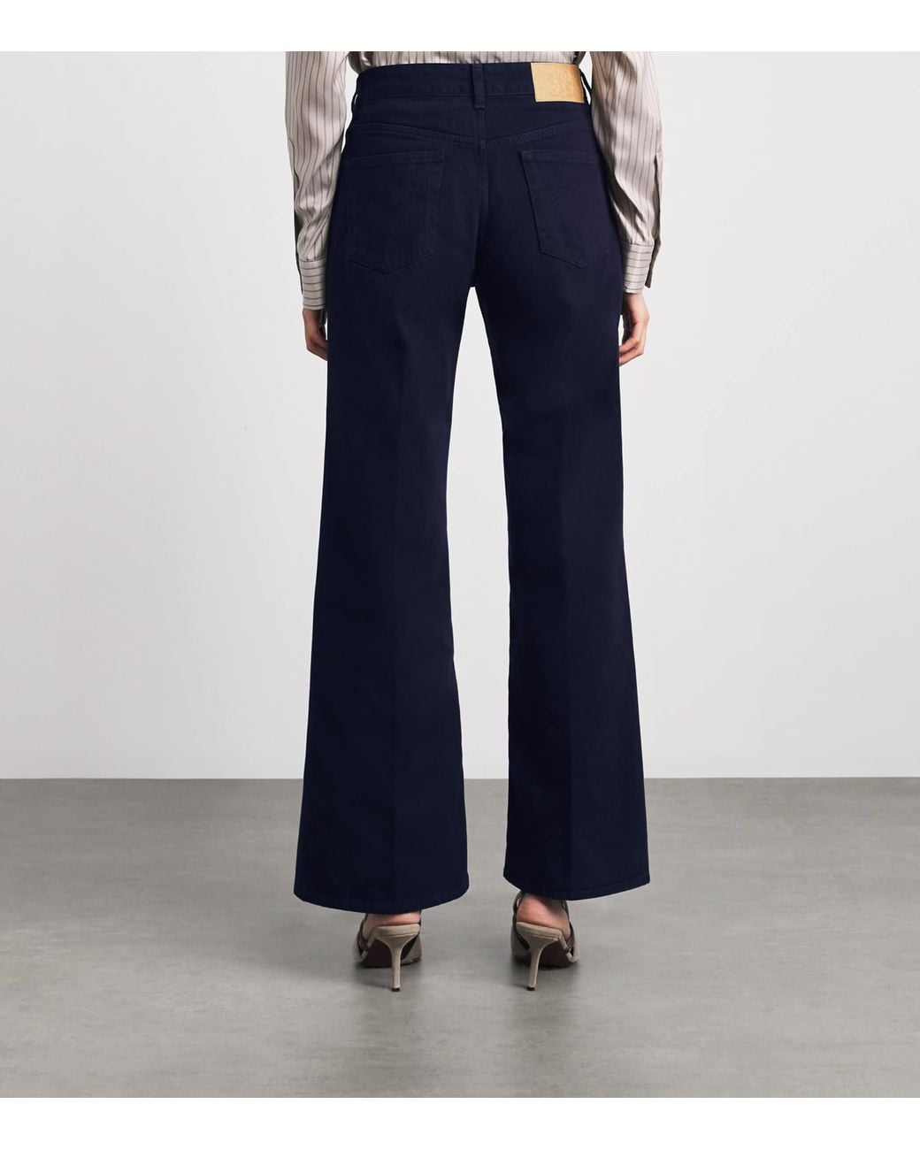 Blazé Milano Blue Clapotis Maline Wide-Leg Jeans