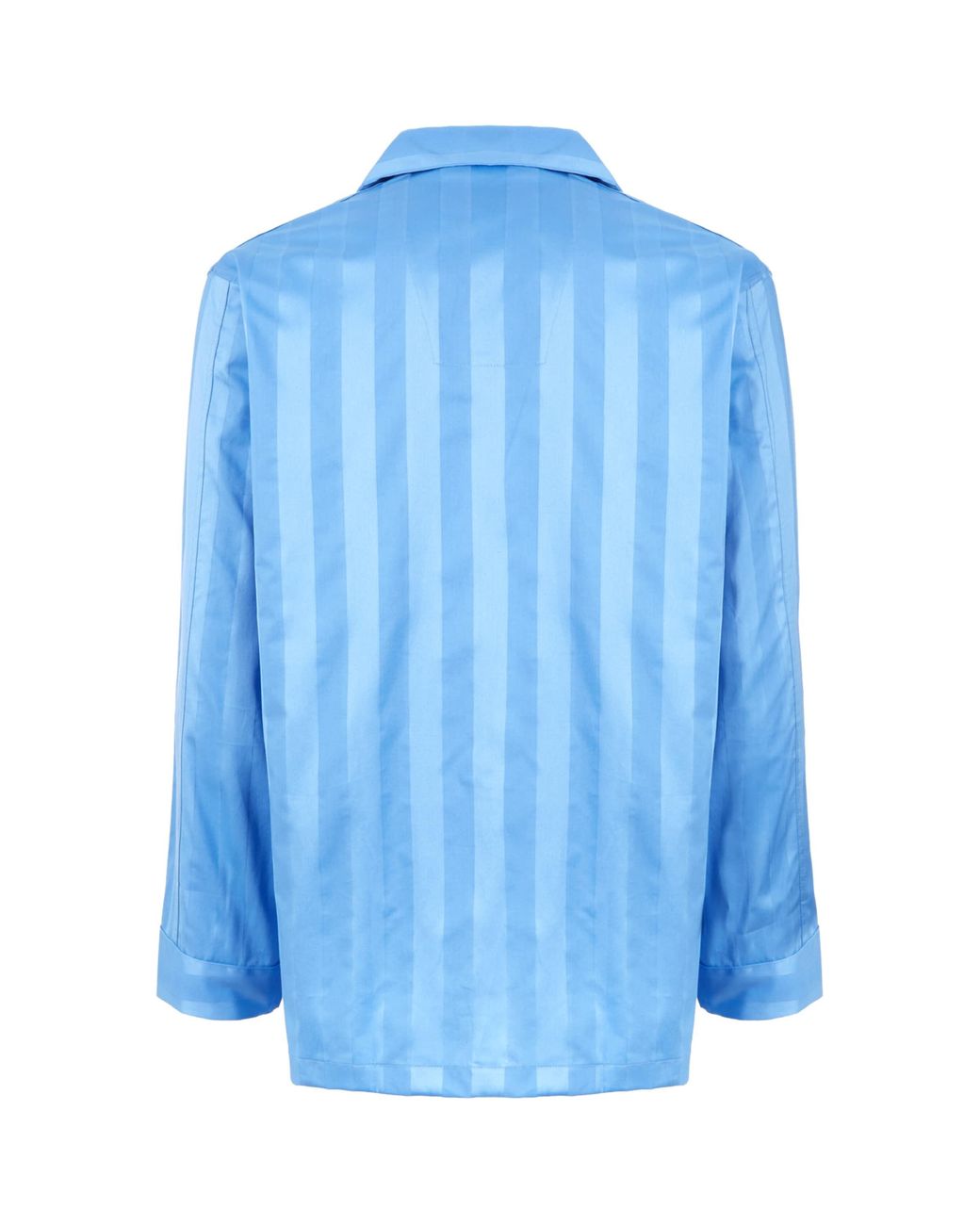 Derek Rose Blue Lingfield Cotton Stripe Pyjama Set for men