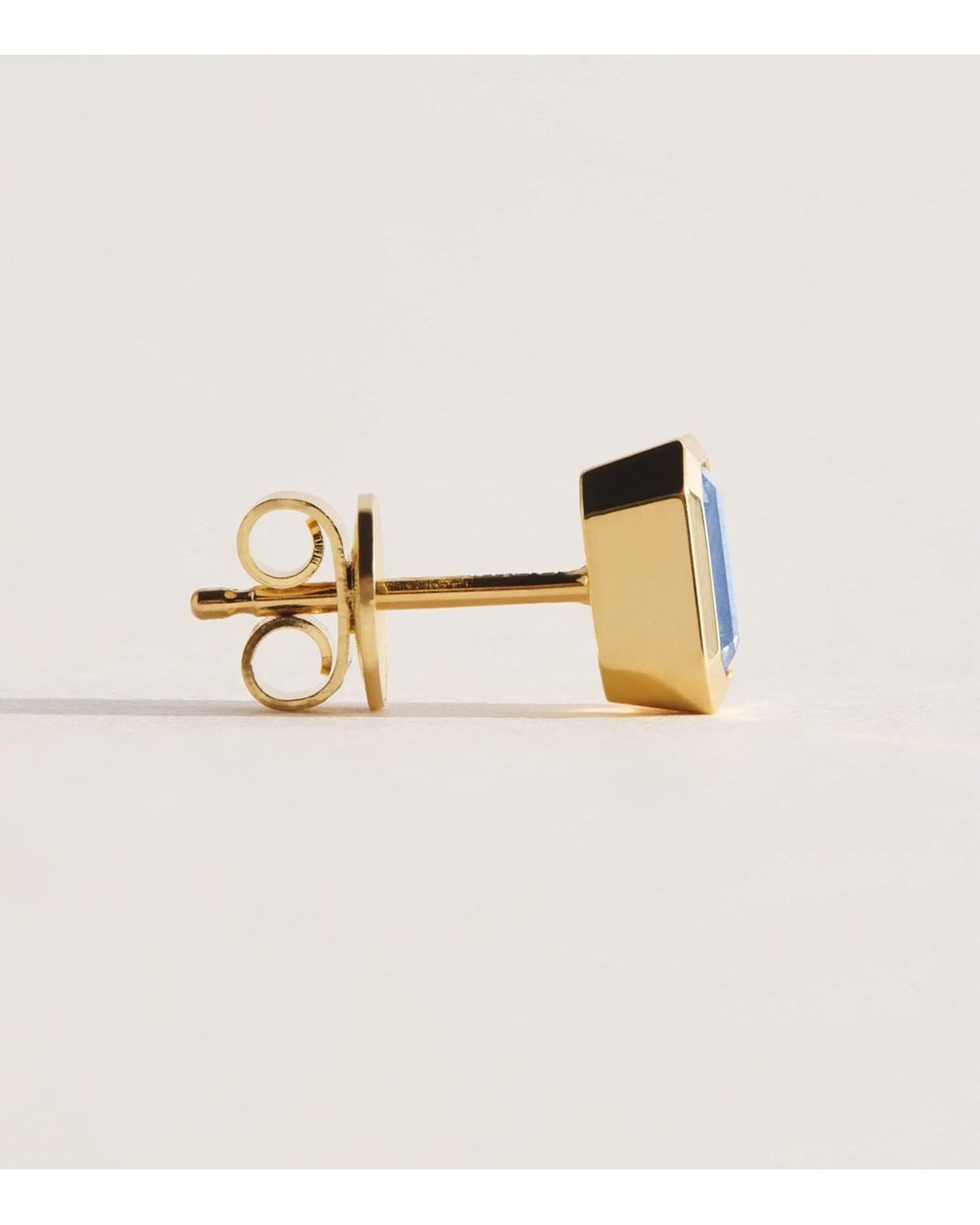 Azlee Blue Small And Sapphire Stud Earrings