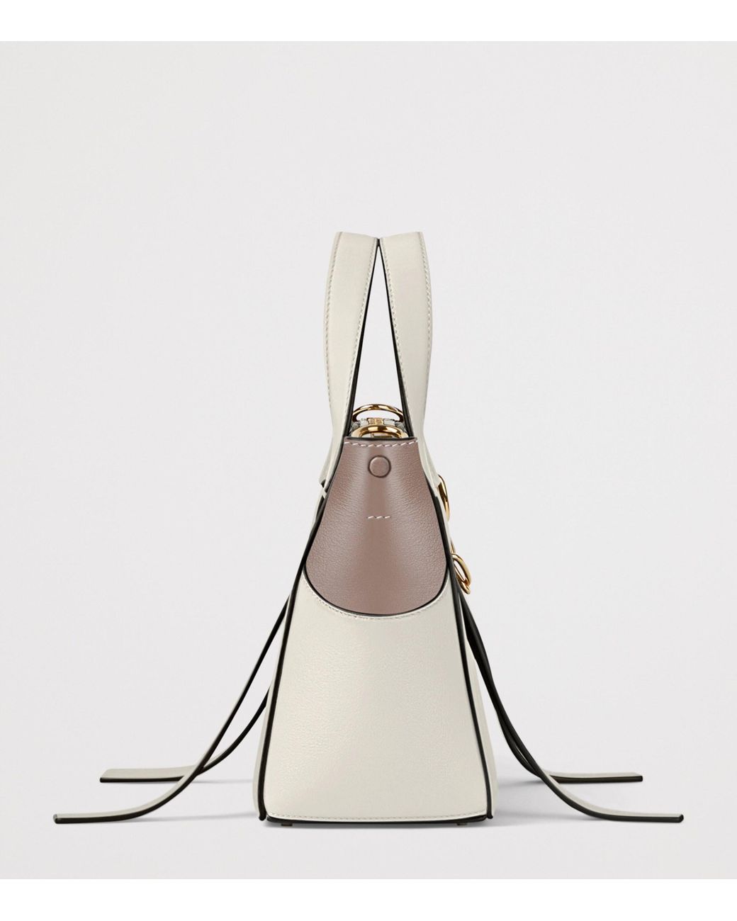 Givenchy Natural Small Leather Snatch Top-Handle Bag
