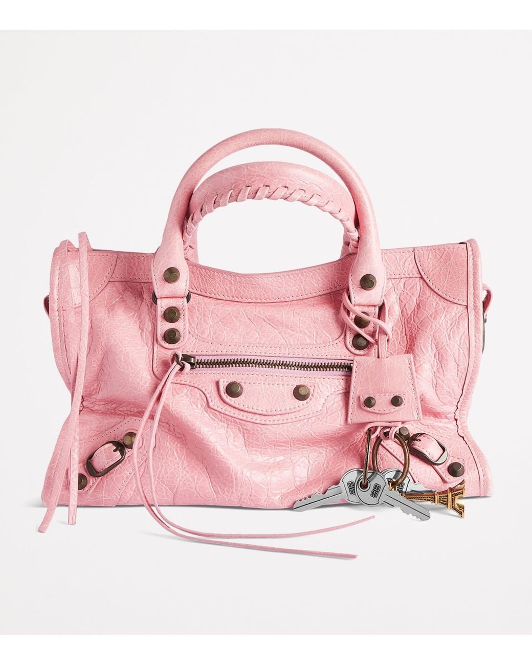 Balenciaga Pink Le City Bag Charm