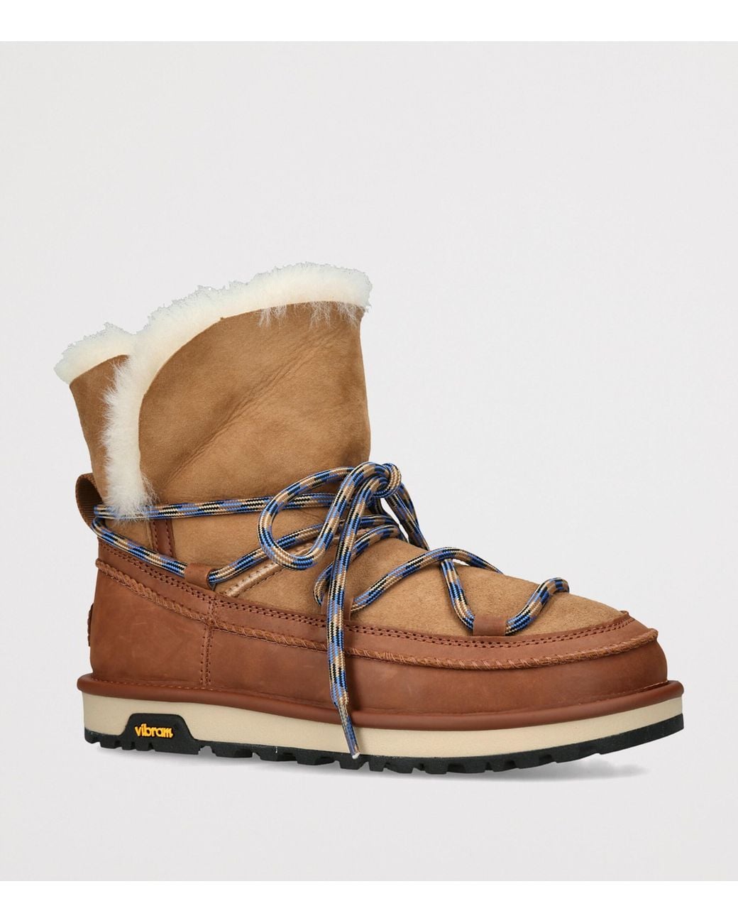Ugg Brown Sheepskin Classic Tread Boots