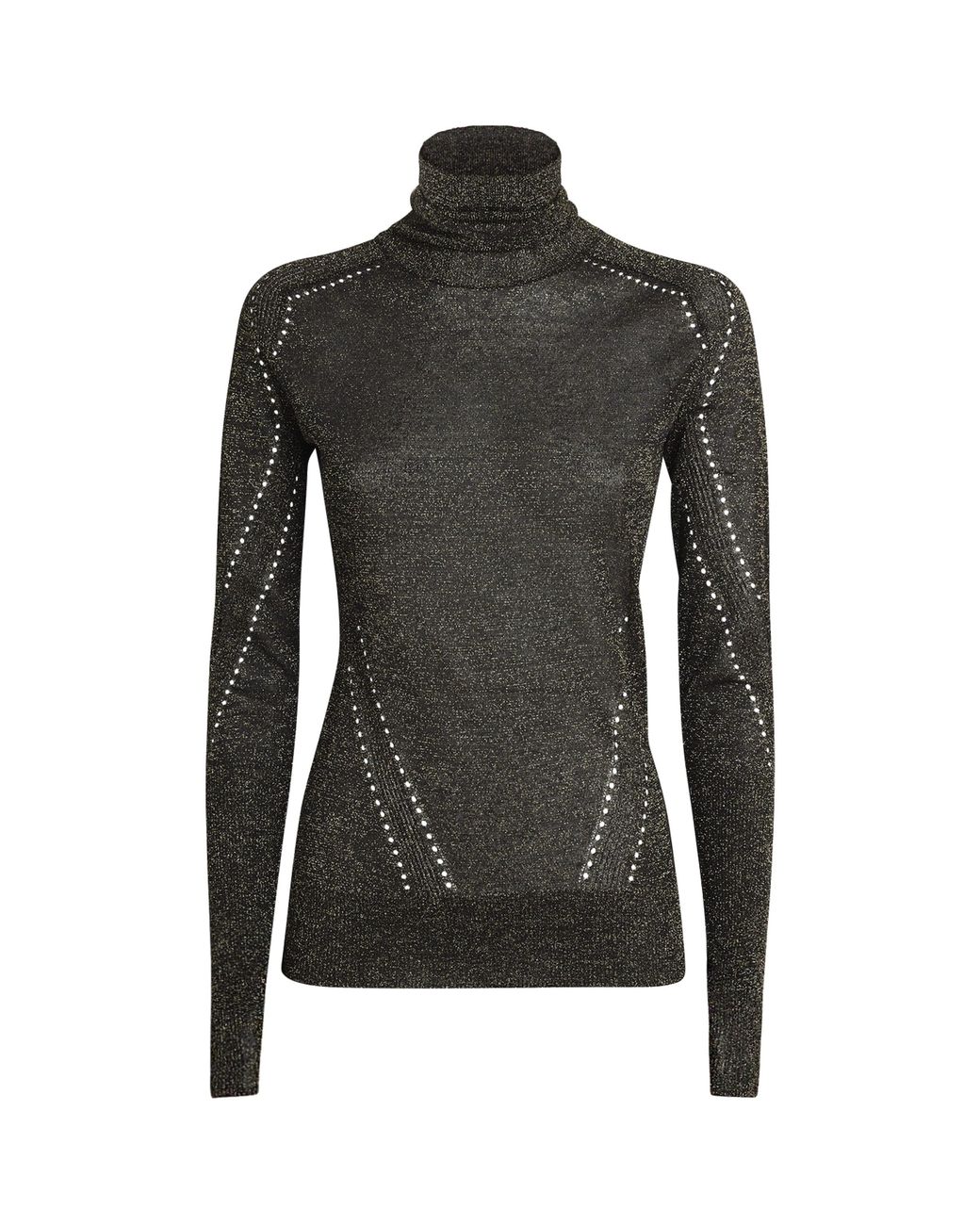 Joseph Black Metallic Lurex Leblanc Sweater