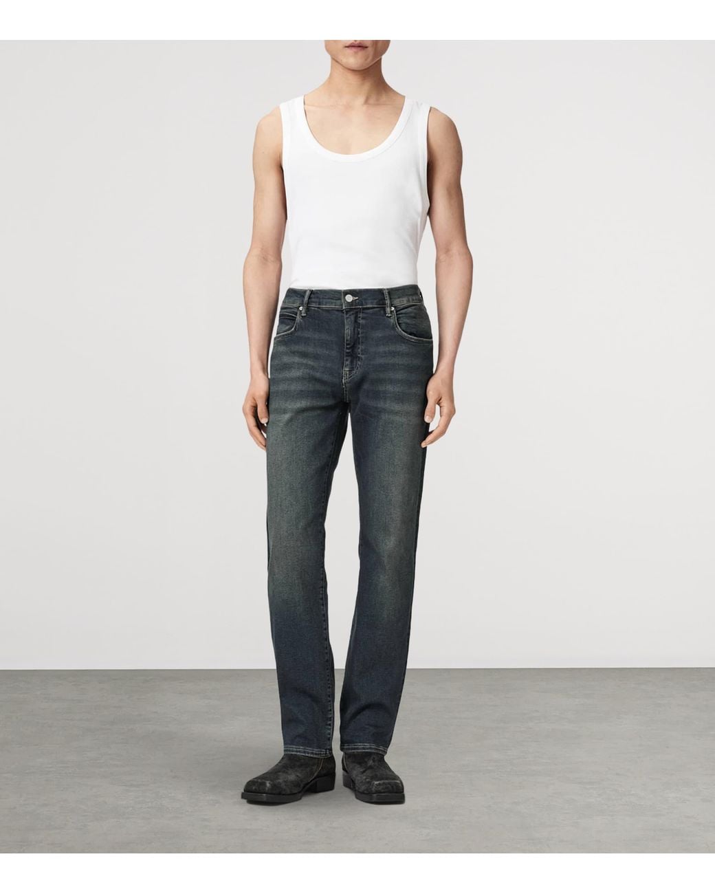 AllSaints Blue Sid Ultra Comfort Jeans for men