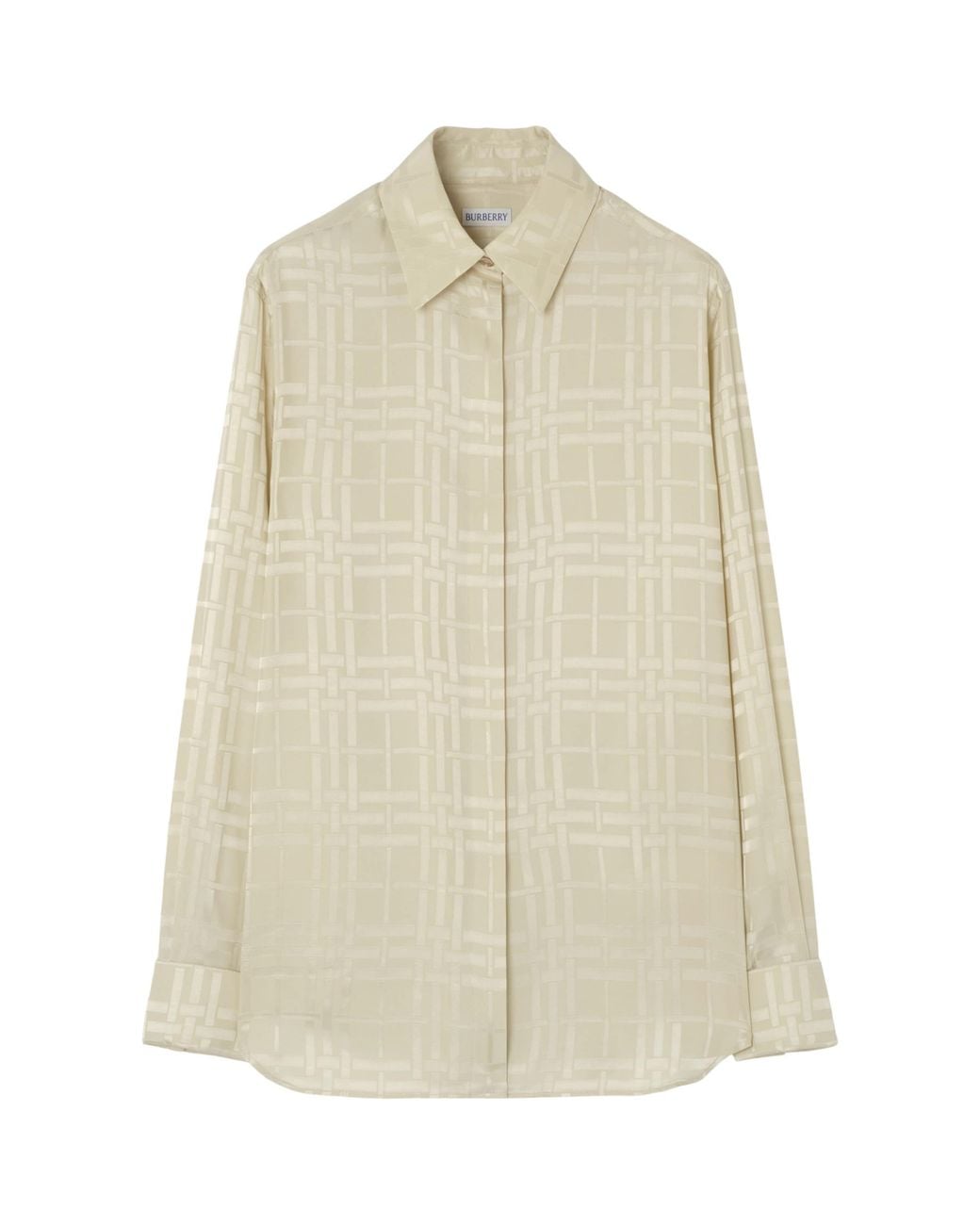 Burberry Natural Silk Check Shirt