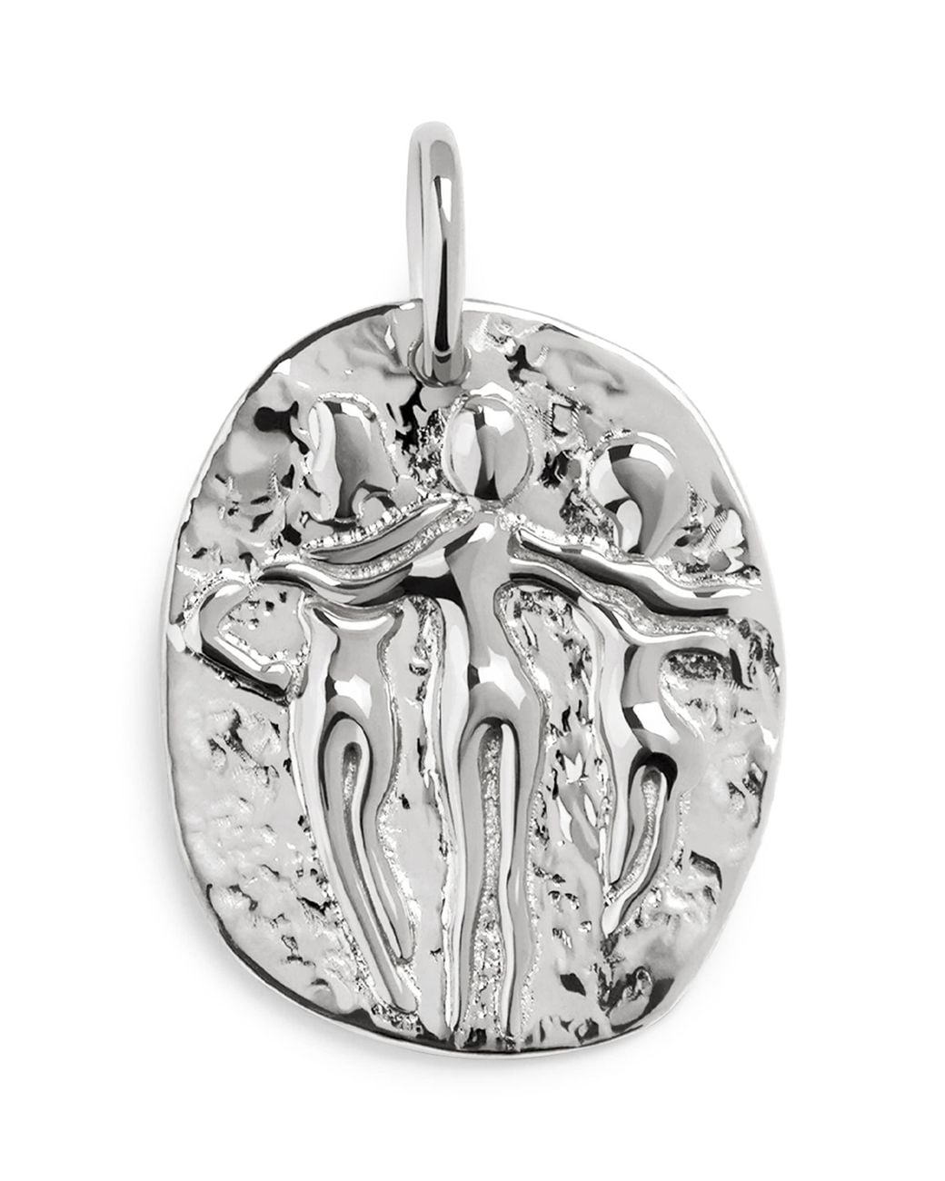 Monica Vinader Metallic Sterling Talisman Sisterhood Pendant