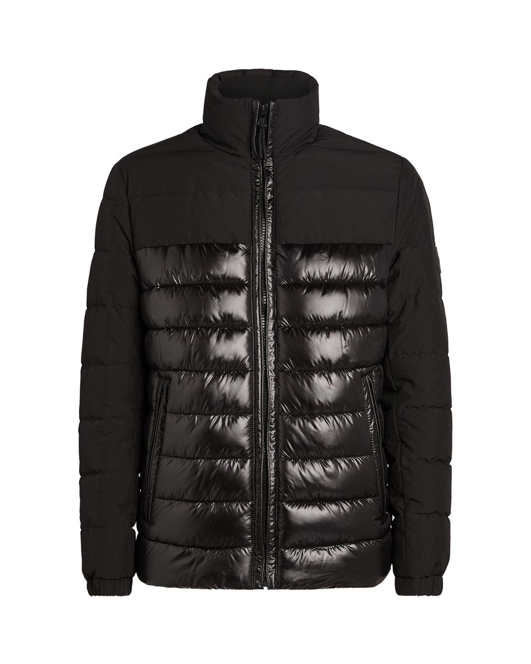 BOSS by Hugo Boss Synthetic Nylon Laqué Quilted Jacket in Black for Men ...