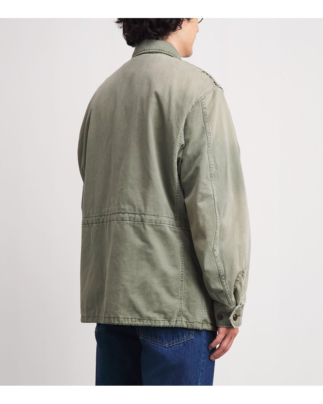 Polo Ralph Lauren Green Cotton Sateen Field Jacket for men