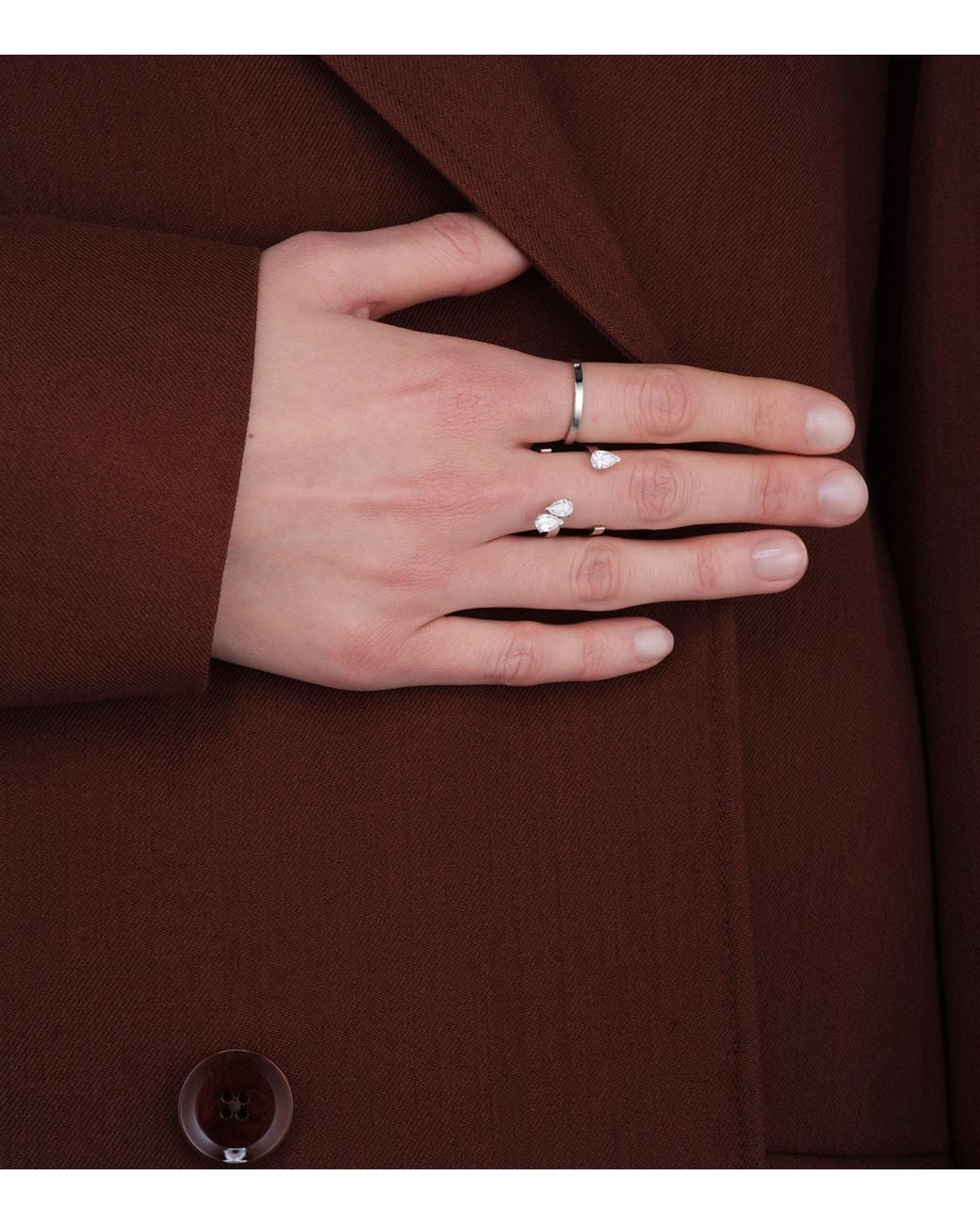 Repossi White Platinum Berbere Ring