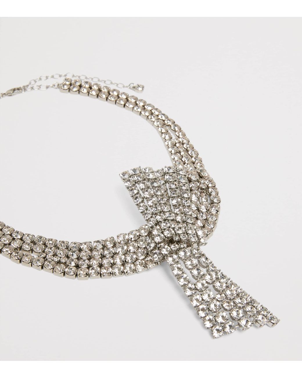 Marina Rinaldi Metallic Rhinestone-Embellished Butterfly Choker