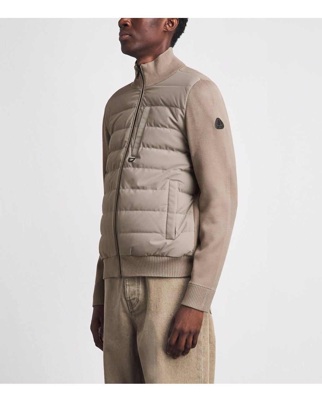 Moose Knuckles Brown Kamet Hybrid Jacket for men