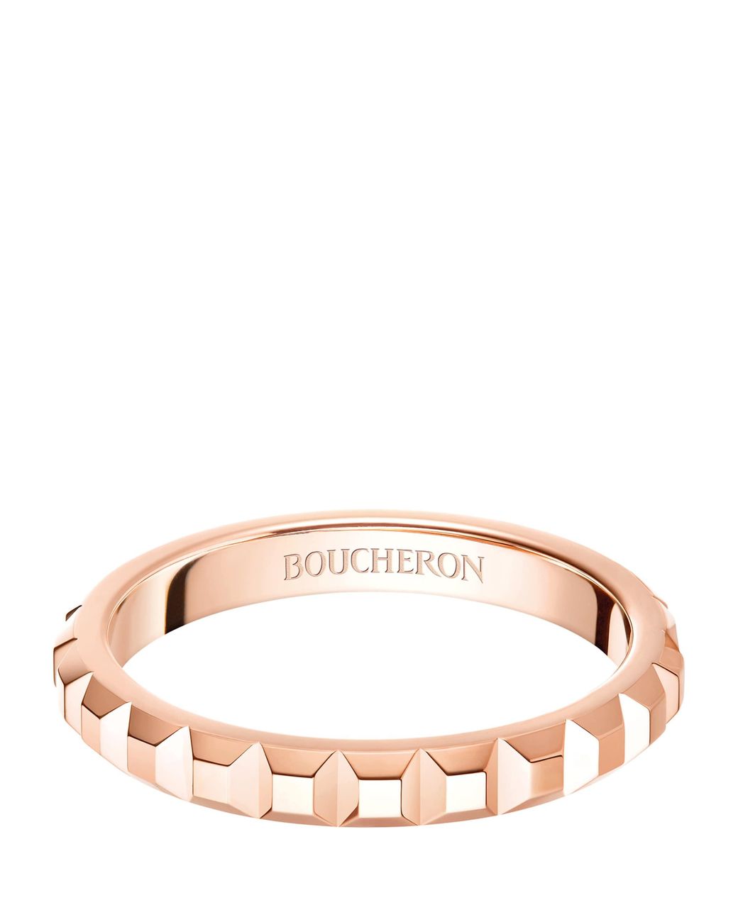 Boucheron Brown Rose Quatre Clou De Paris Wedding Band