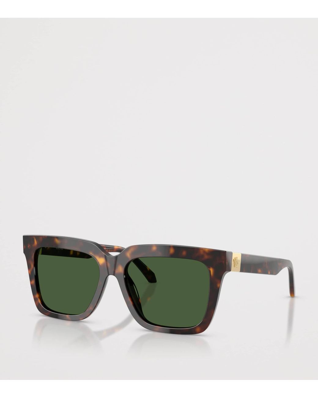 Versace Green Acetate Ve4498 Square Sunglasses