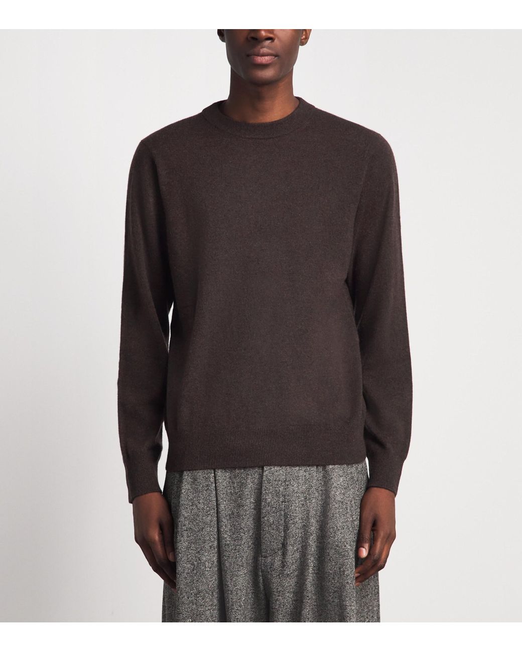 Sandro Brown Cashmere Sweater for men