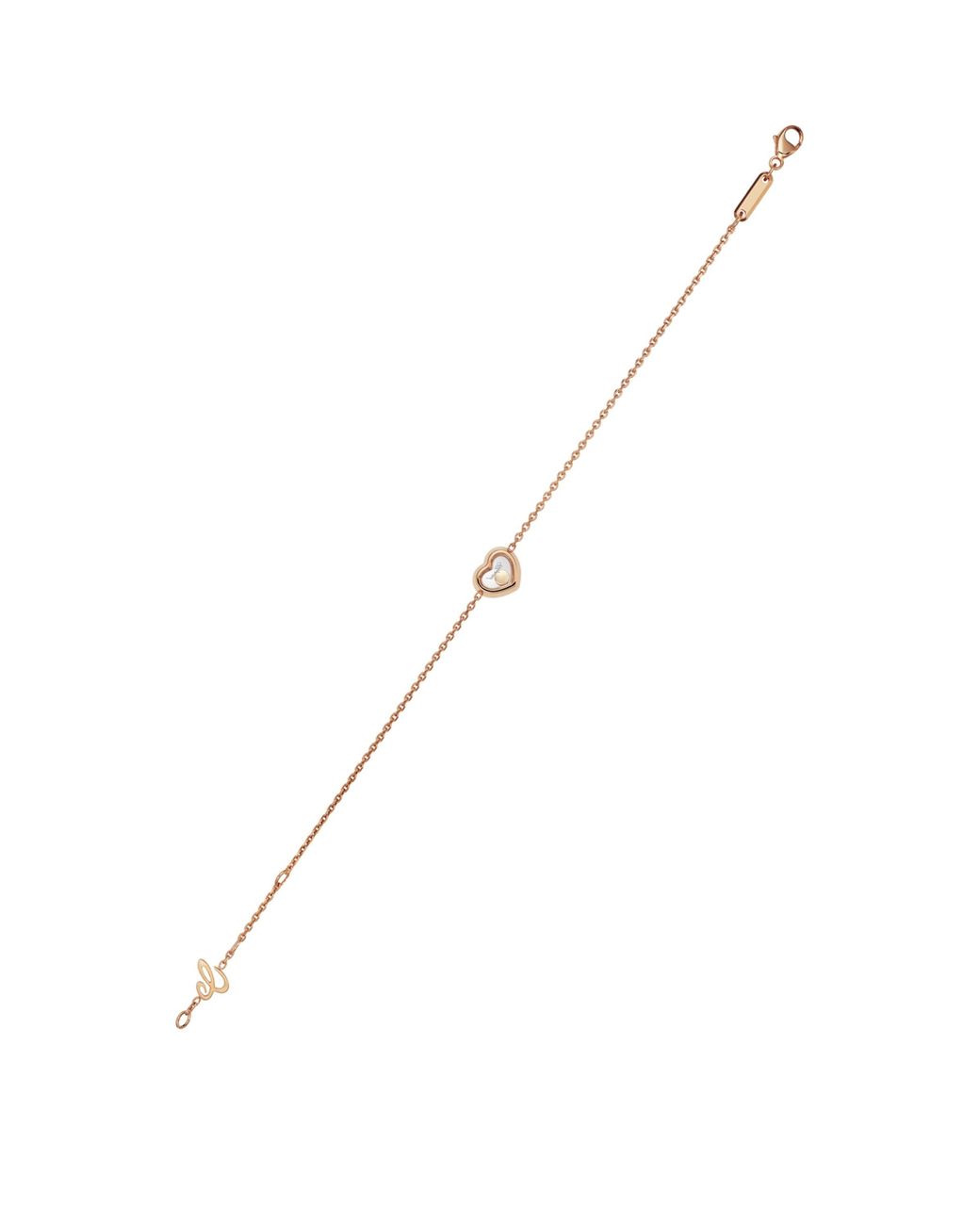 Chopard Metallic And Diamond Happy Diamonds Icons Bracelet