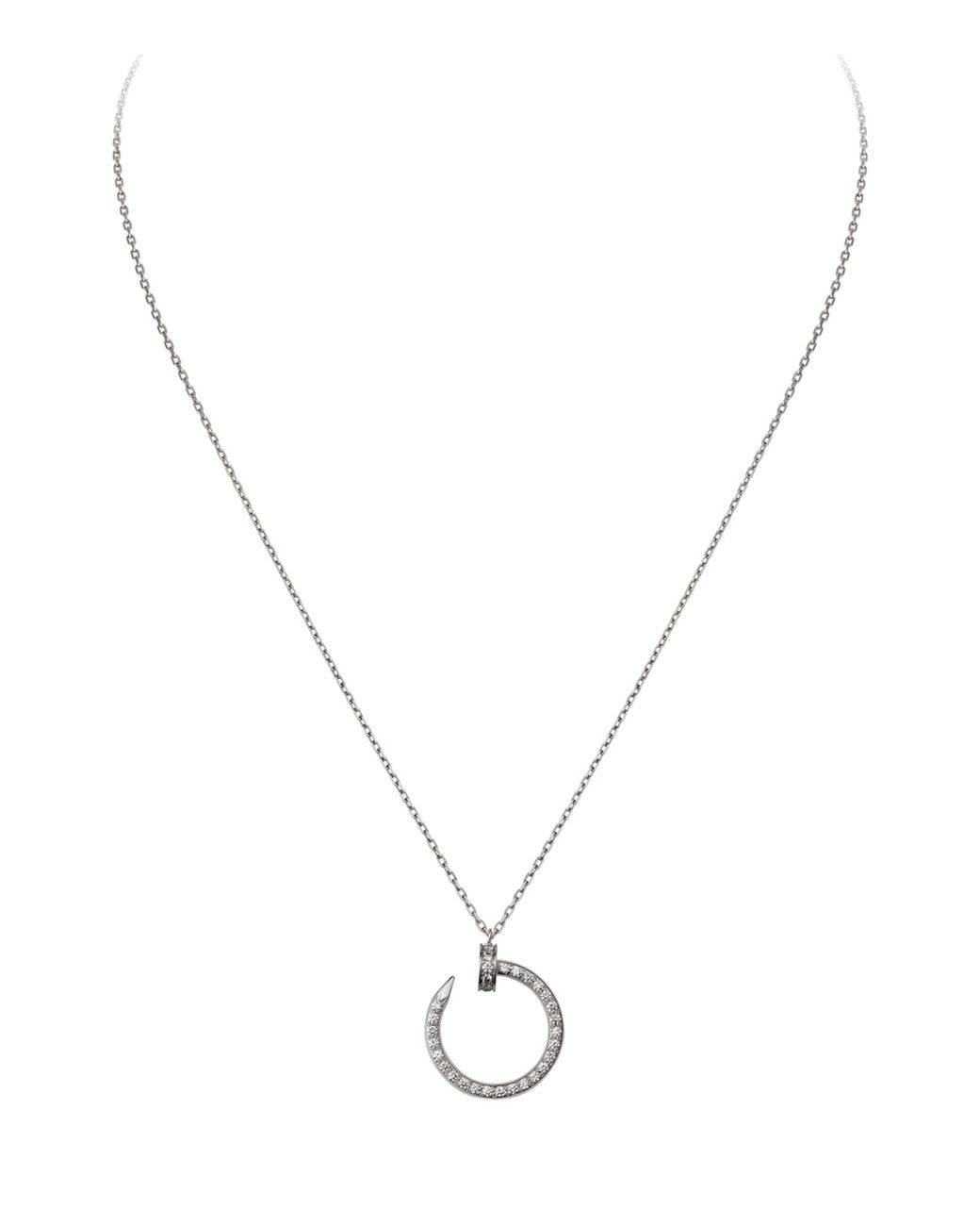 Cartier Metallic And Diamond Juste Un Clou Necklace
