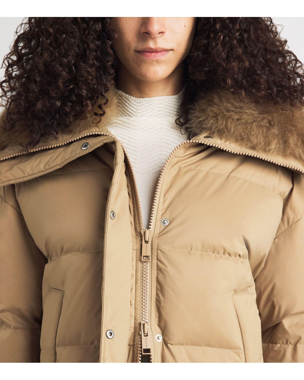 Yves Salomon Natural Down Technical Puffer Jacket