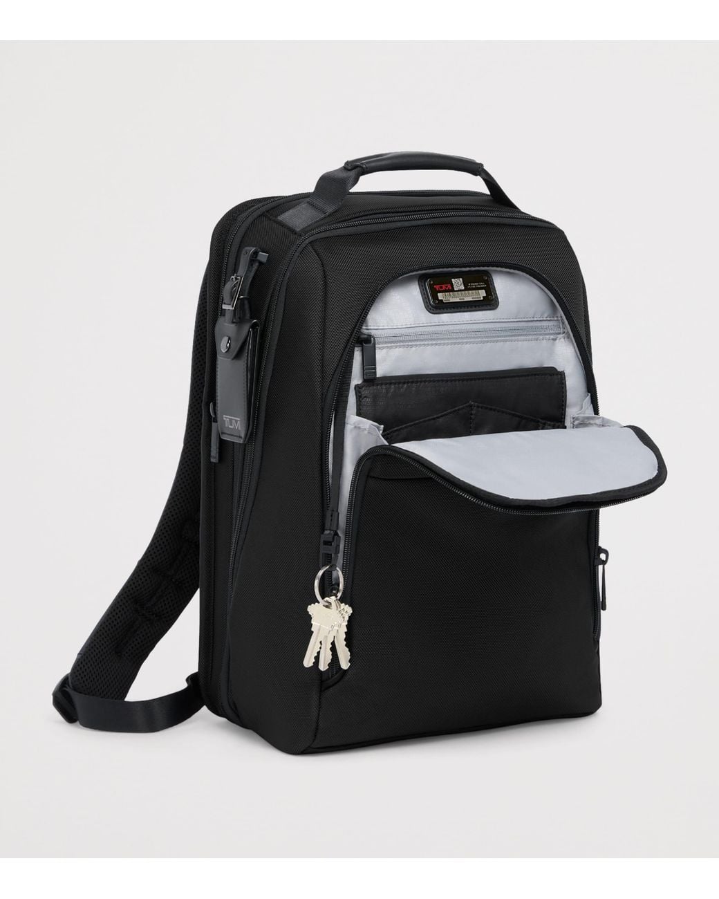 Tumi Black Alpha 4 Medium 15” Expandable Backpack