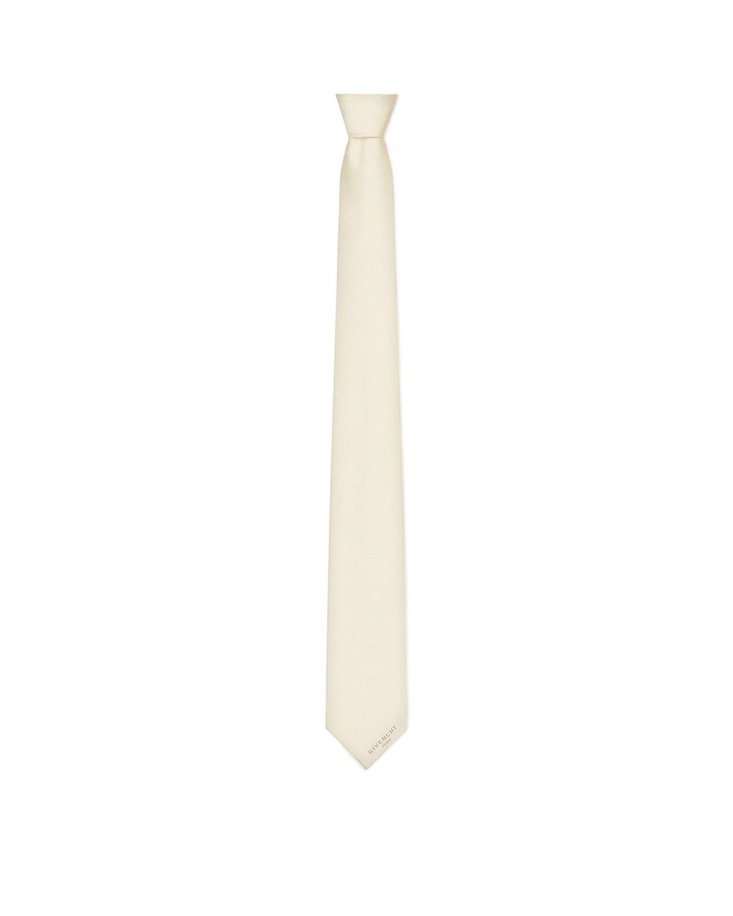 Givenchy White Silk Tie for men