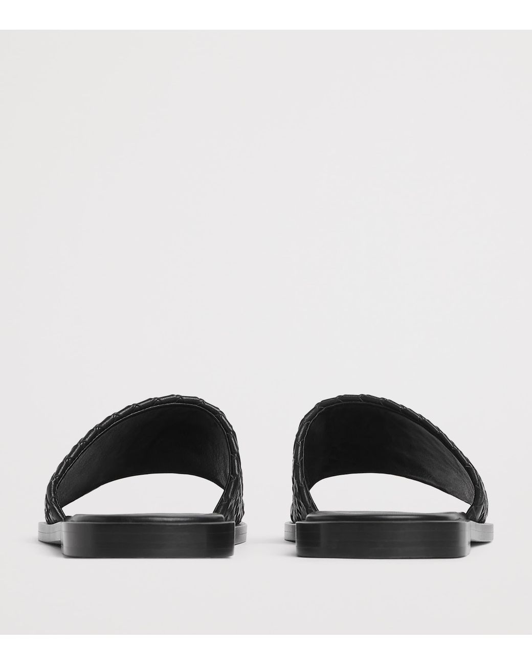 Bottega Veneta Black Lambskin Elio Mules for men