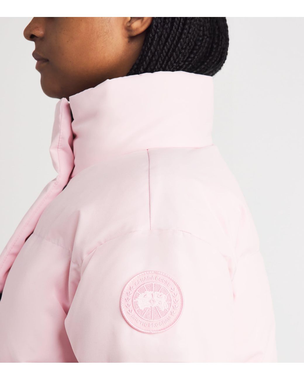 Canada Goose Pink Grandview Cropped Jacket