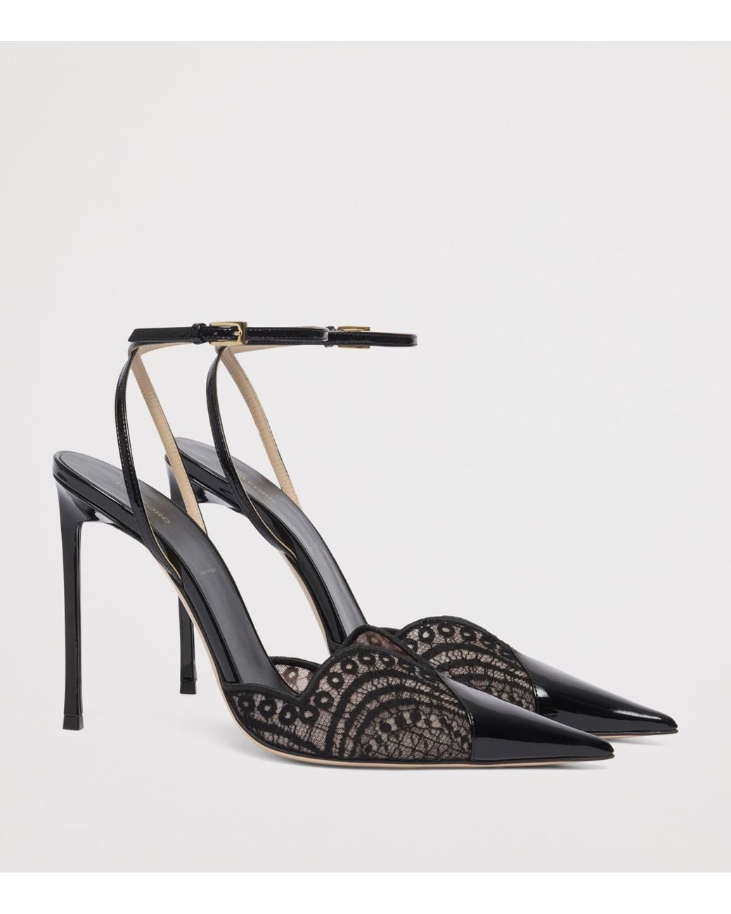 Tom Ford Black Lace-Detail Pumps 105