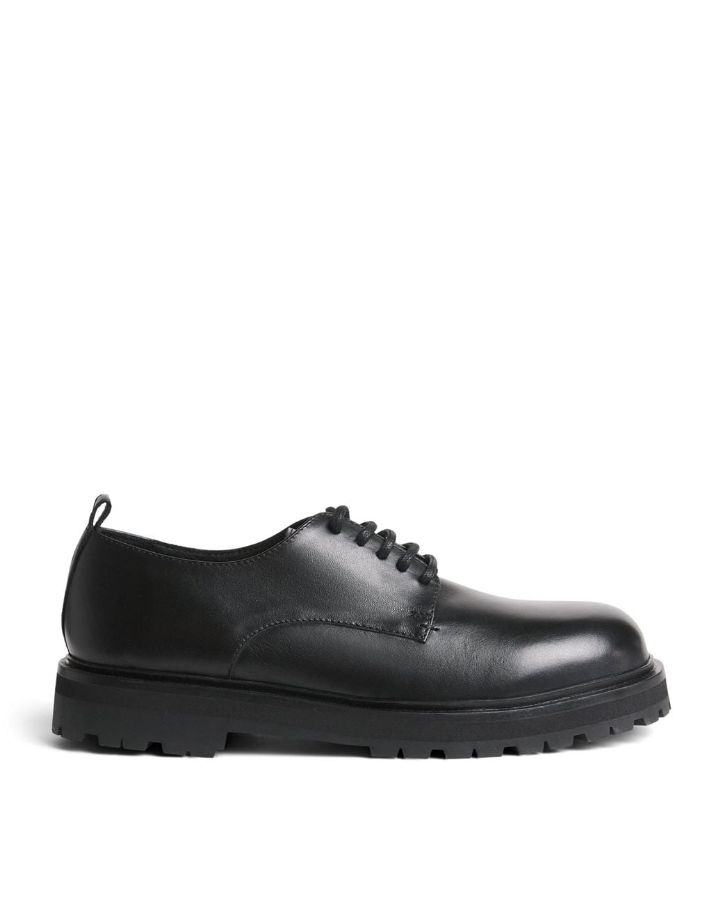 Studio Nicholson Black Leather Jackson Derby Shoes for men