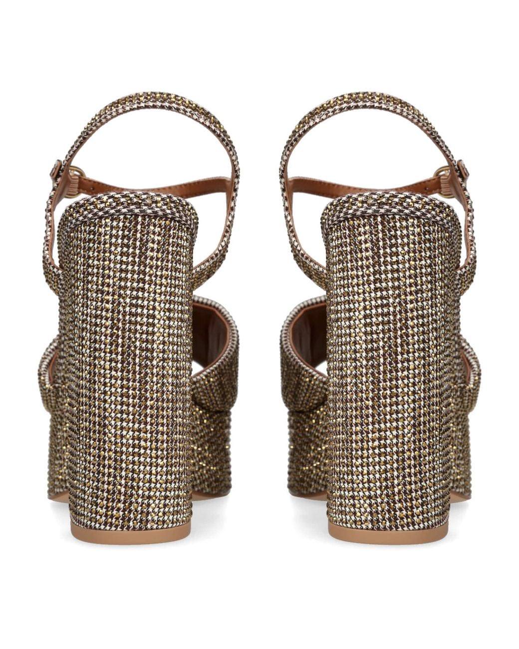 Kurt Geiger Brown Kensington Platform Sandals 125
