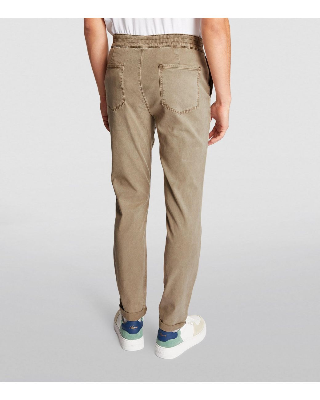 PAIGE Natural Drawstring Fraser Chinos for men