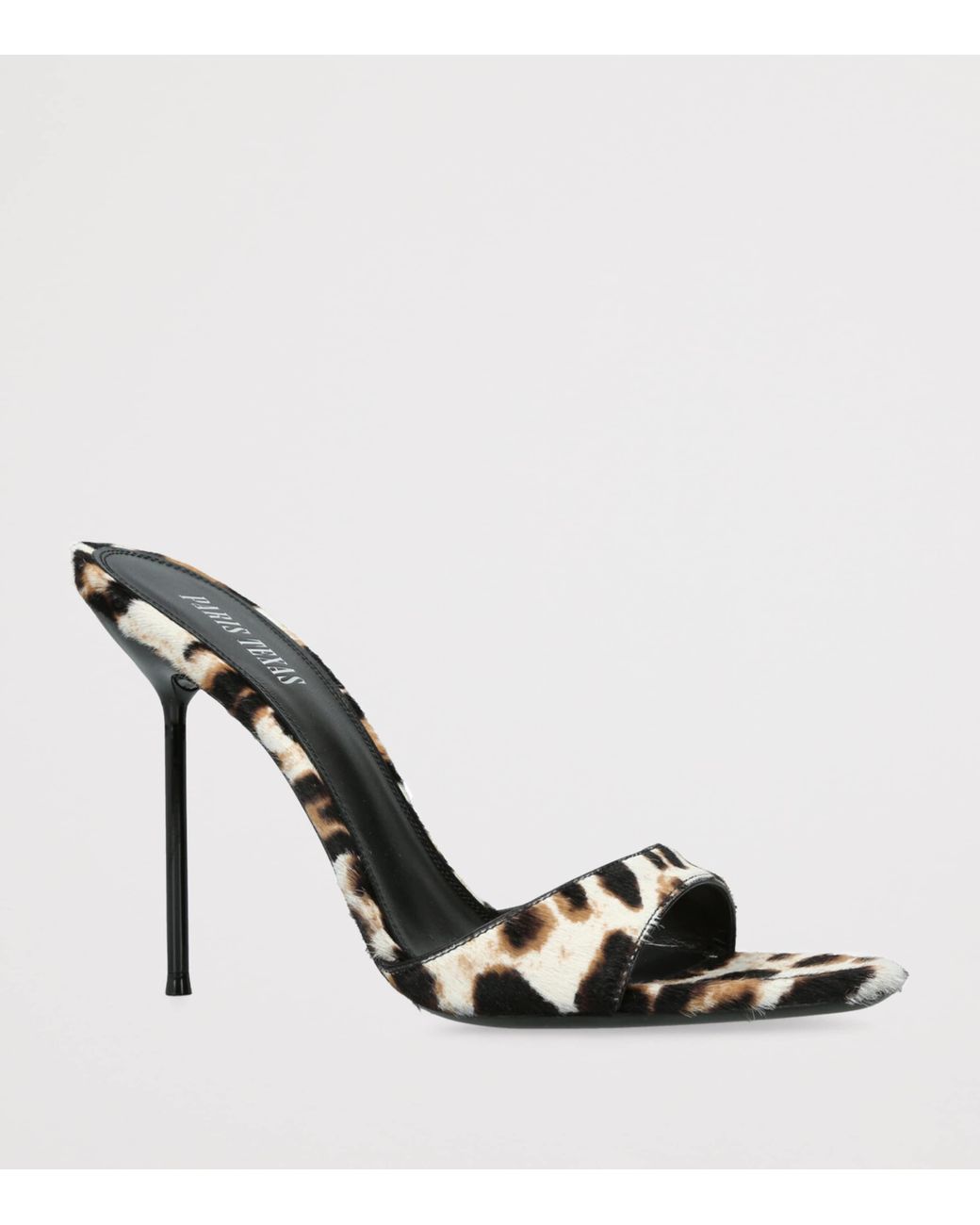Paris Texas Metallic Pony Hair Lidia Mules 105