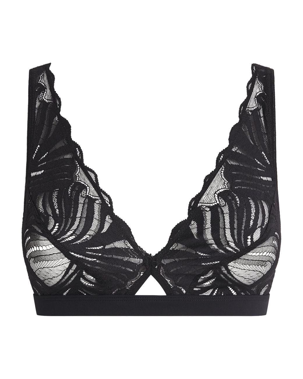 Falke Black Delicate Touch Triangle Bra